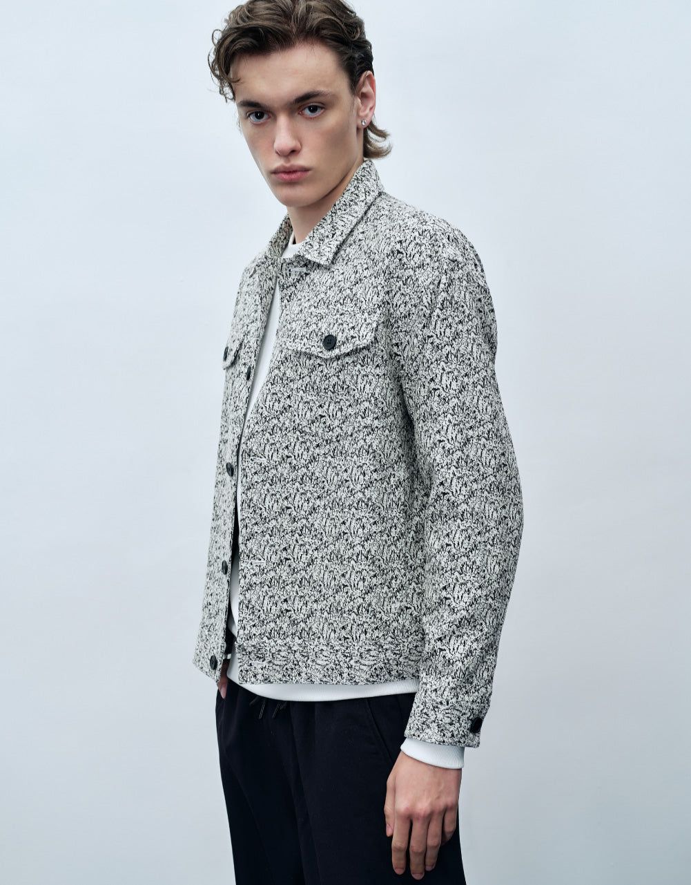 Printed Button Up Jacket sold by Urban Revivo product image thumbnail 3