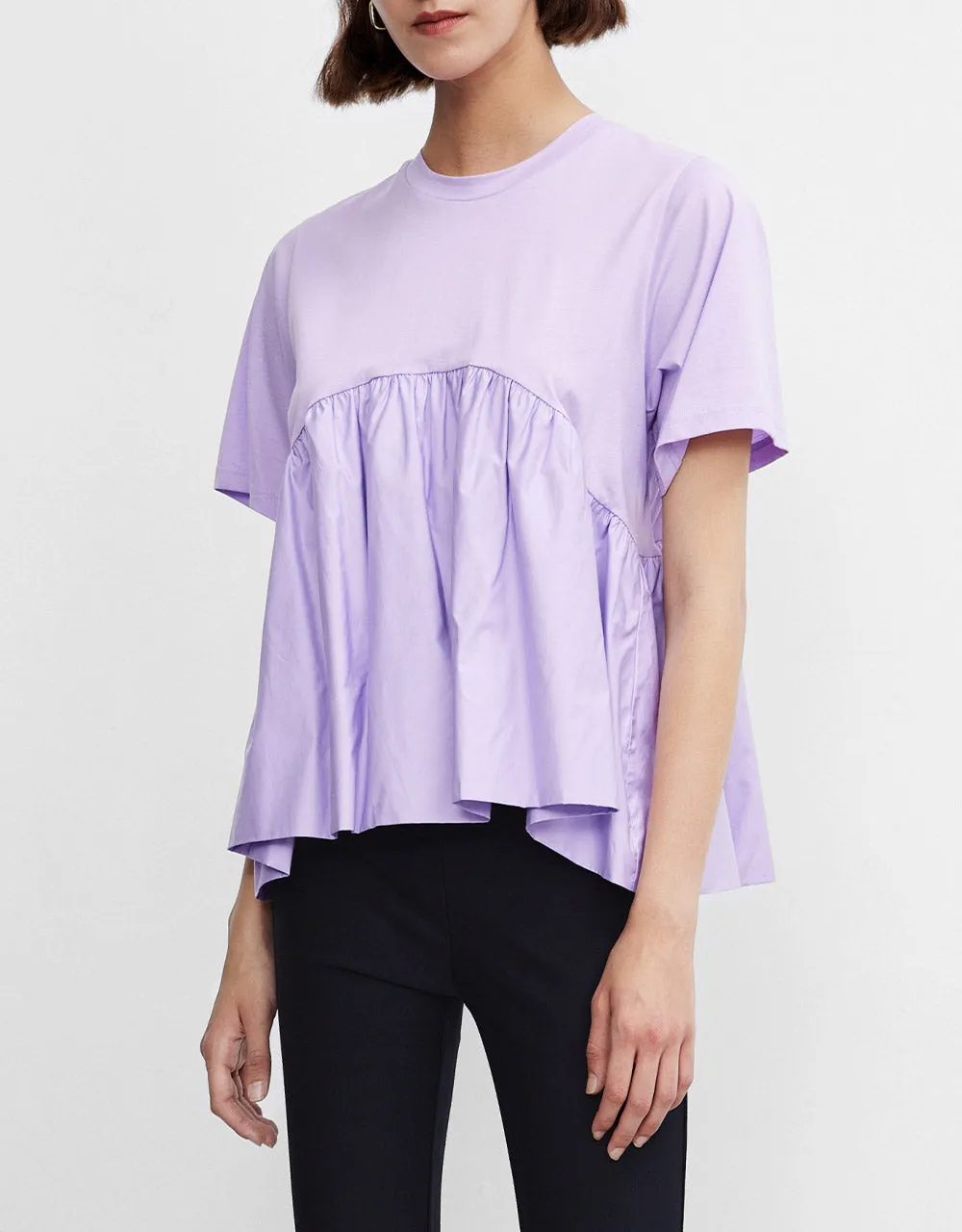 Plain Peplum T-Shirt sold by Urban Revivo product image thumbnail 2