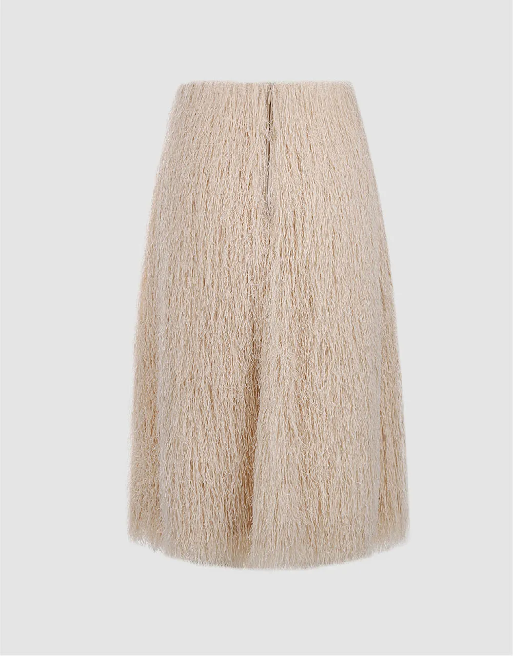 Furry Midi A-Line Skirt sold by Urban Revivo product image thumbnail 3