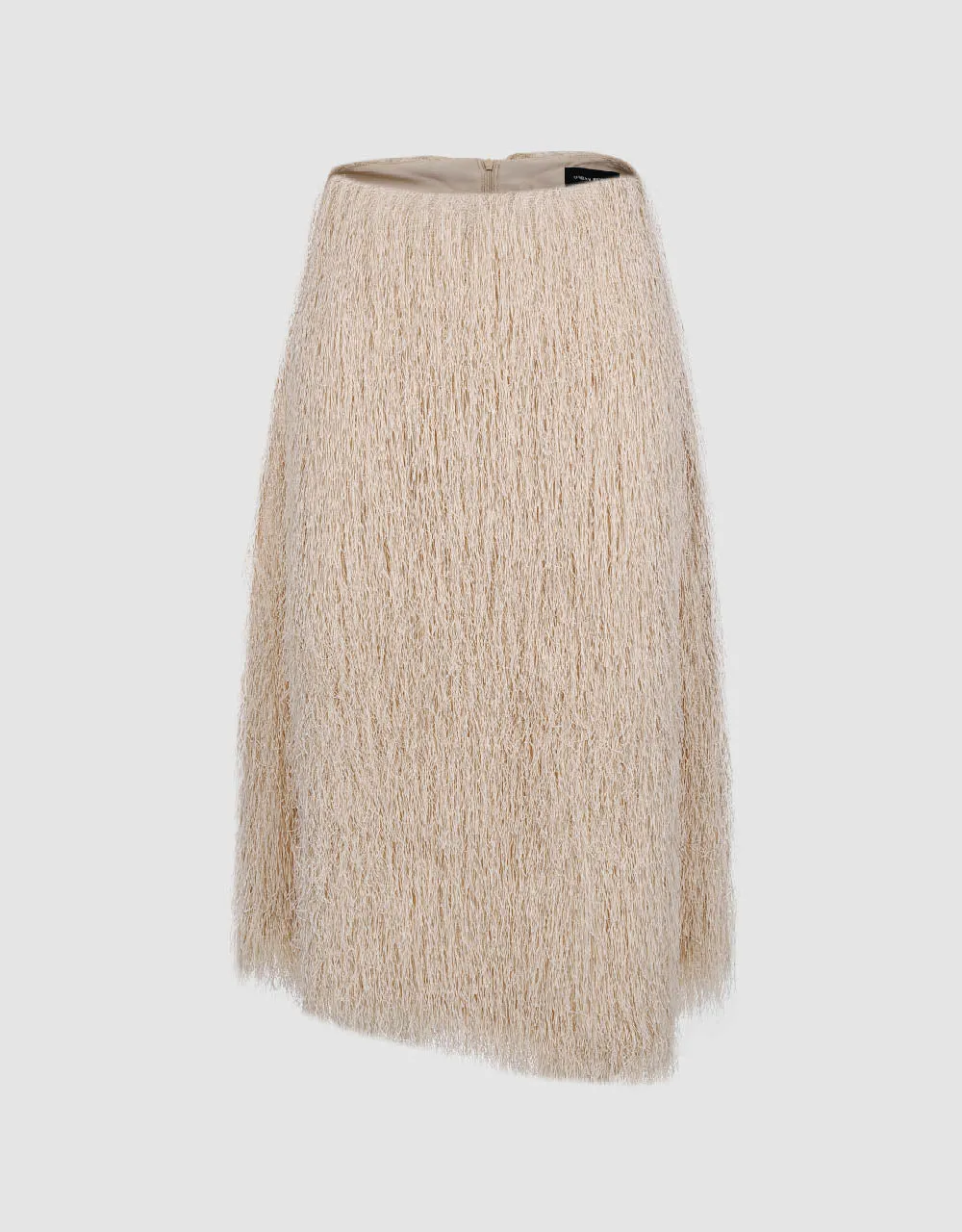 Furry Midi A-Line Skirt sold by Urban Revivo