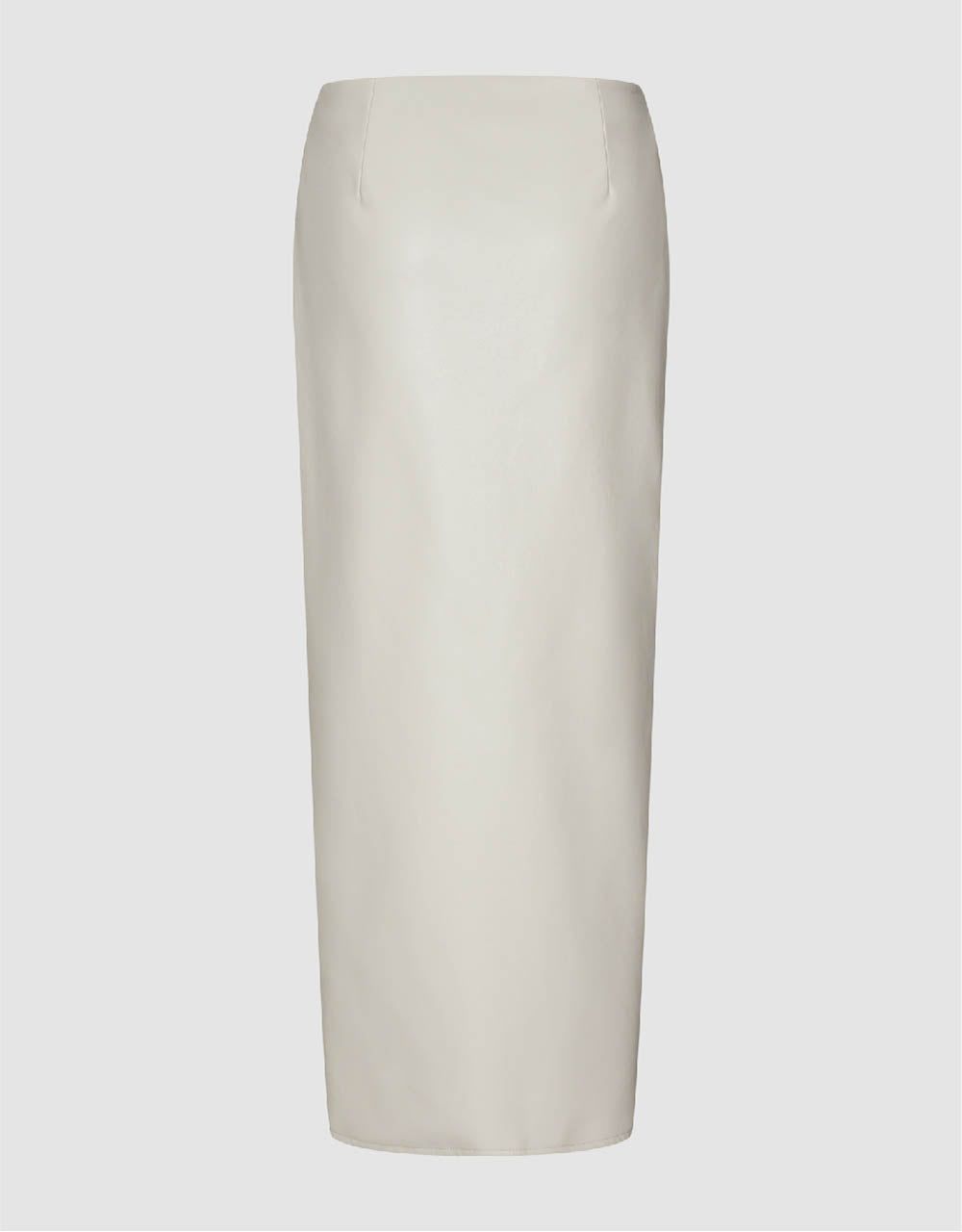 Vegan Leather Midi Straight Skirt sold by Urban Revivo product image thumbnail 3