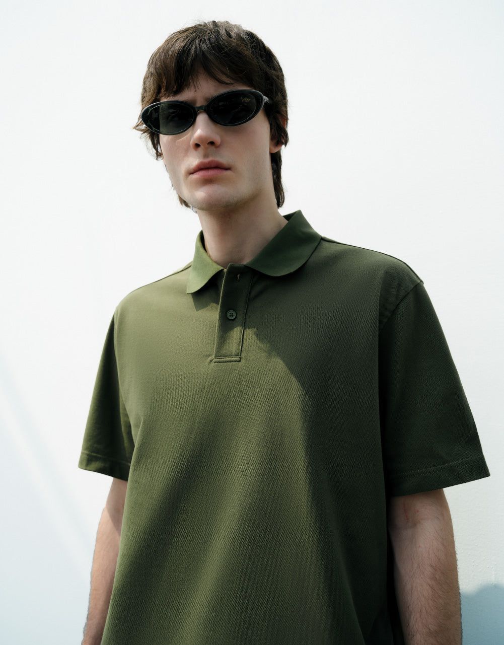 Drop Shoulder Polo Shirt sold by Urban Revivo product image thumbnail 5