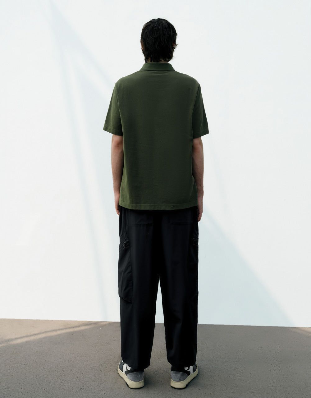 Drop Shoulder Polo Shirt sold by Urban Revivo product image thumbnail 4