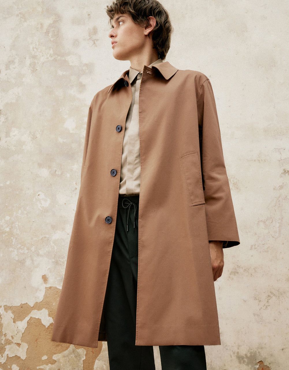 Trench Coat With Fake Pockets sold by Urban Revivo product image thumbnail 3