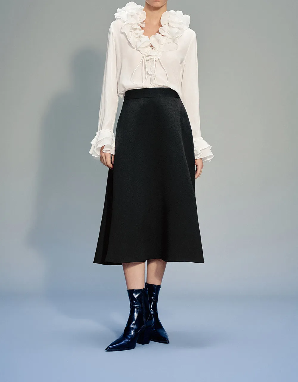 Midi A-Line Skirt sold by Urban Revivo product image thumbnail 2