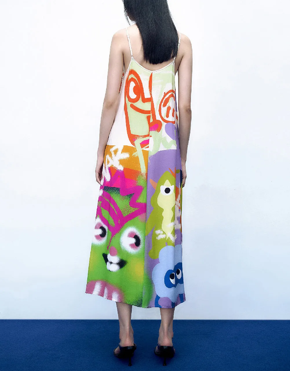 Printed Straight Cami Dress sold by Urban Revivo product image thumbnail 4