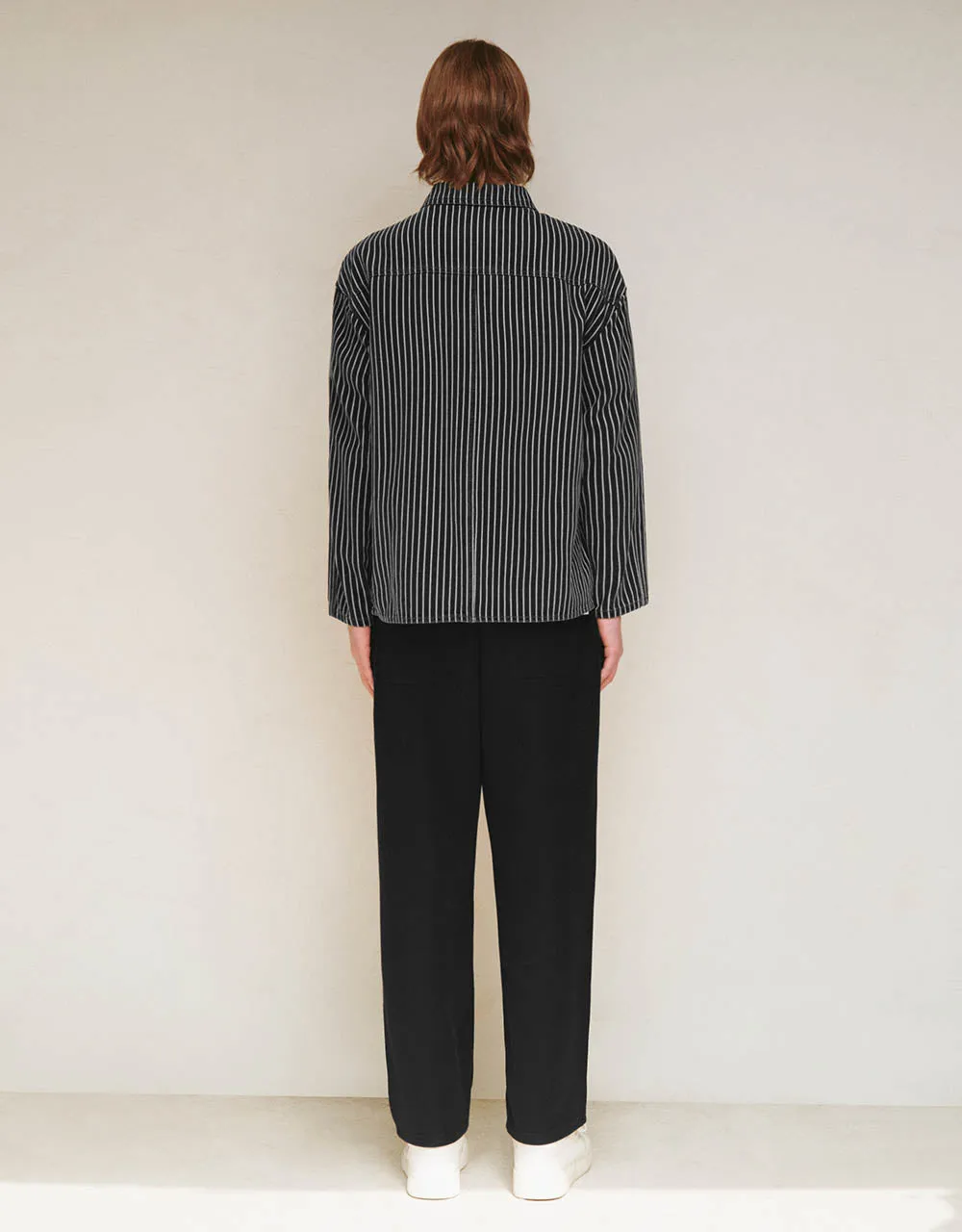 Striped Denim Jacket sold by Urban Revivo product image thumbnail 5