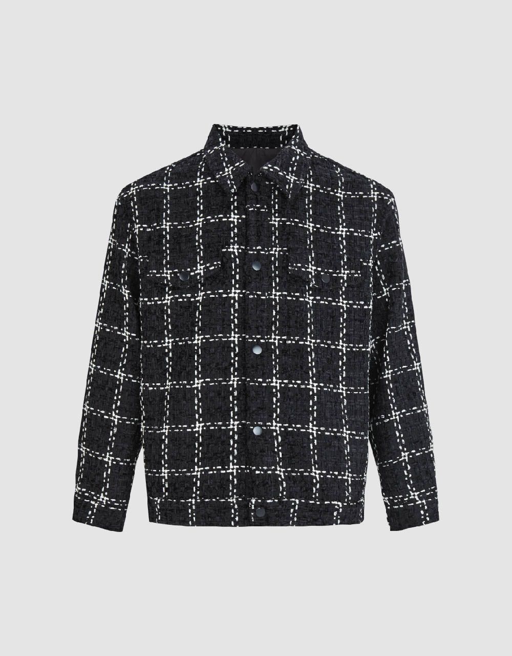 Straight Tweed Jacket sold by Urban Revivo product image thumbnail 2