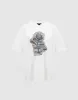 Printed Crew Neck Loose T-Shirt sold by Urban Revivo