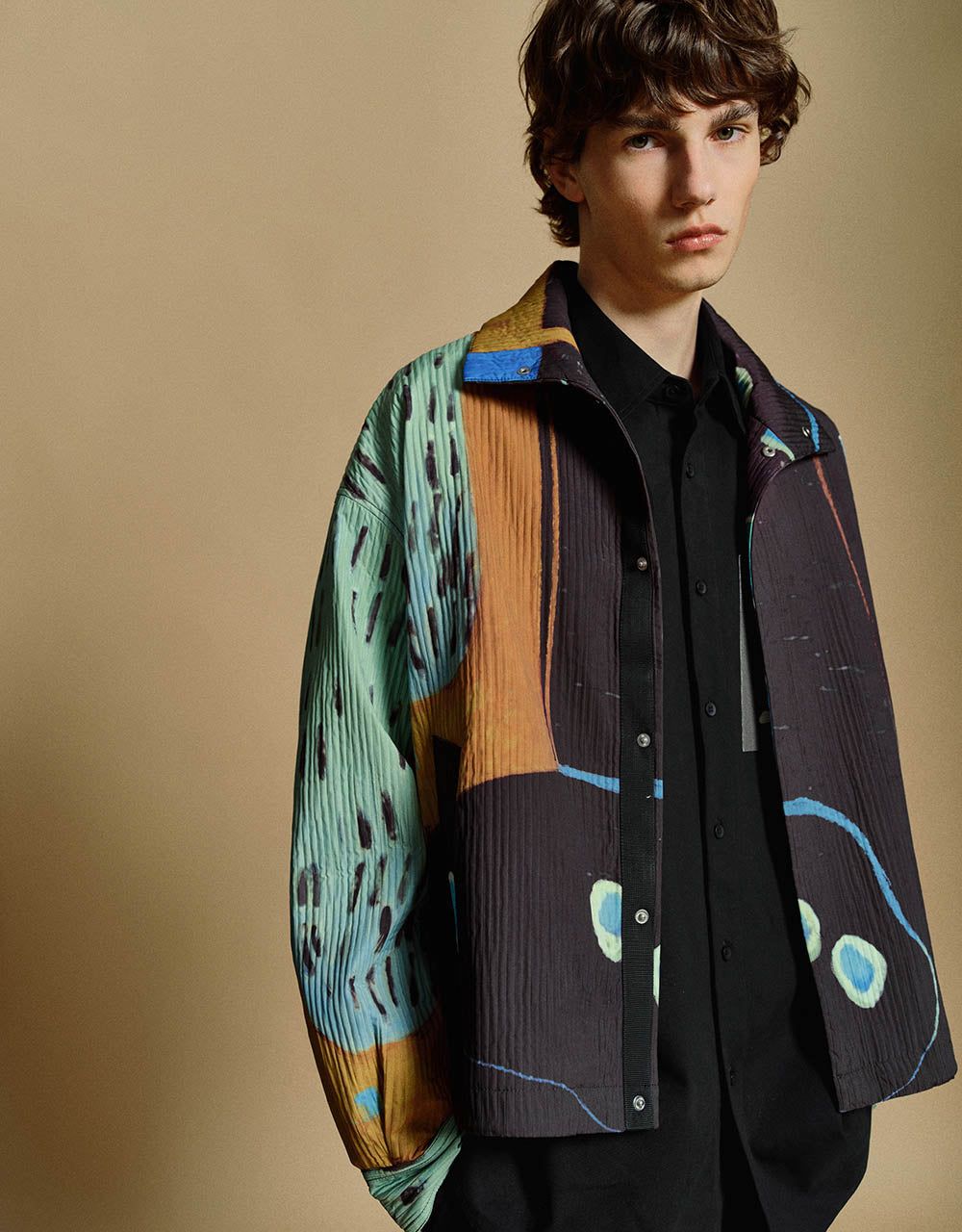 Printed Straight Jacket sold by Urban Revivo product image thumbnail 3