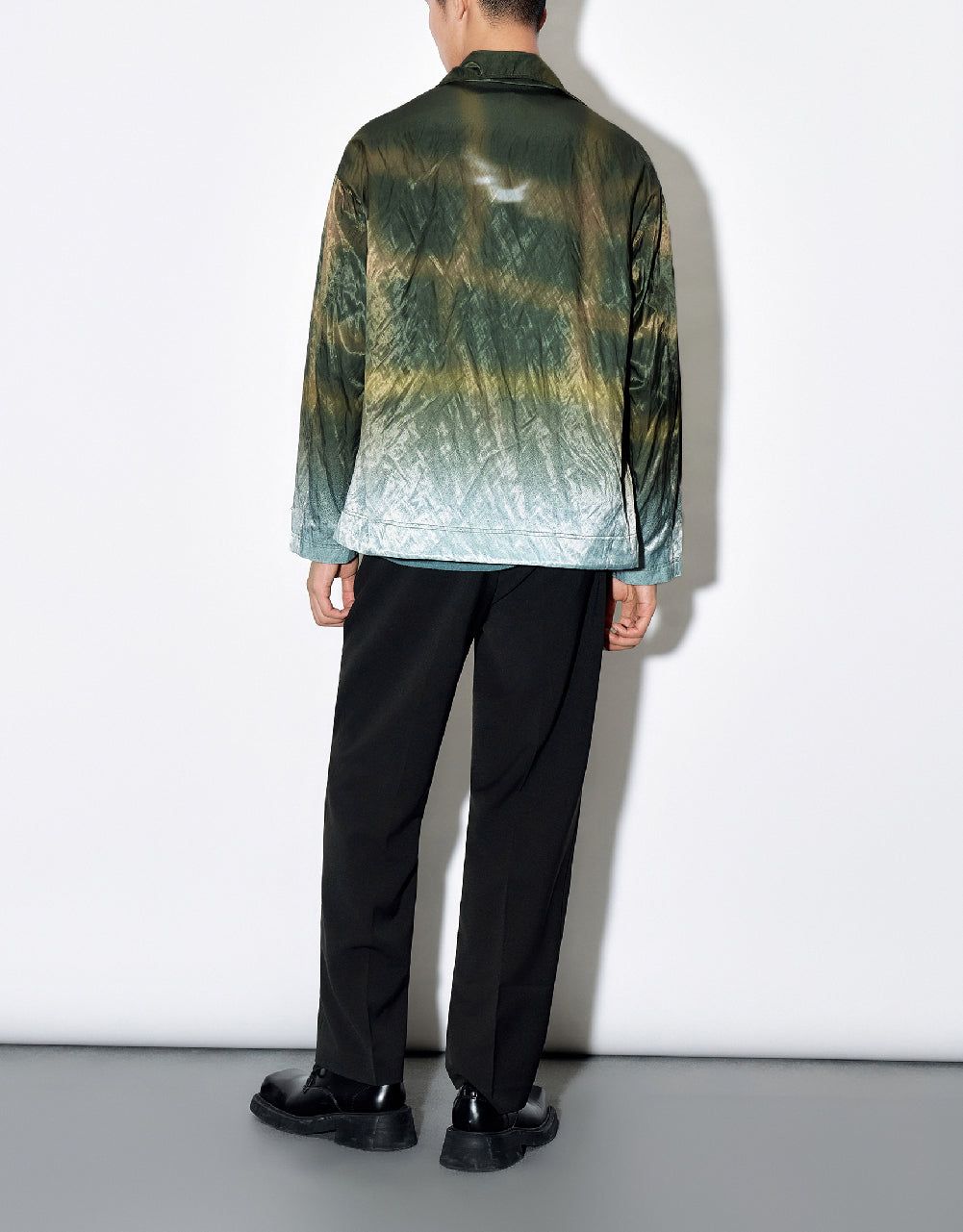 Stand Collar Printed Trench Coat sold by Urban Revivo product image thumbnail 4