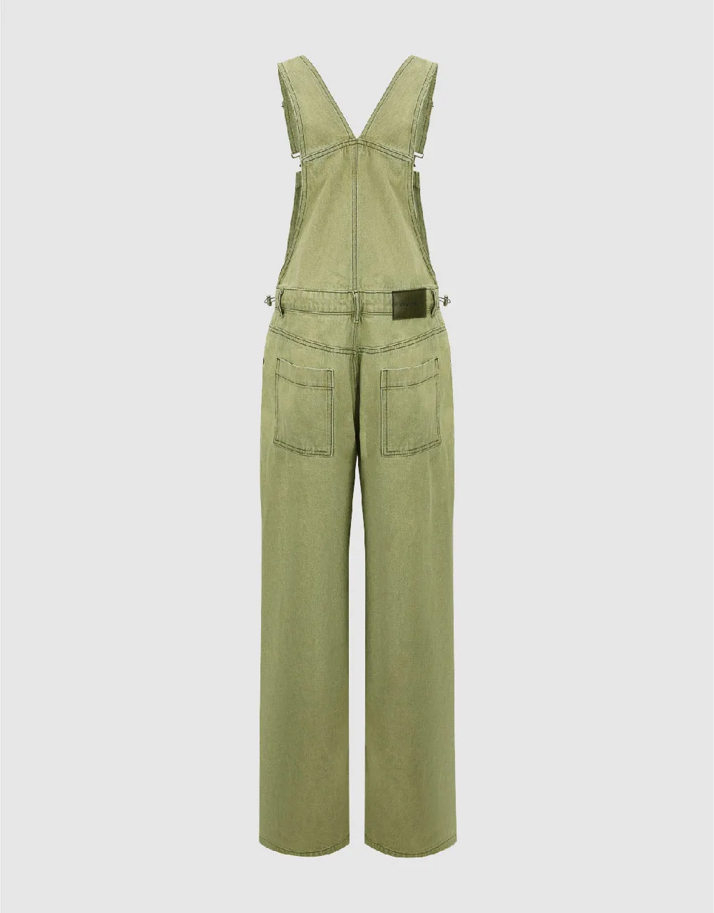 Wide-Leg Denim Overall sold by Urban Revivo product image thumbnail 5