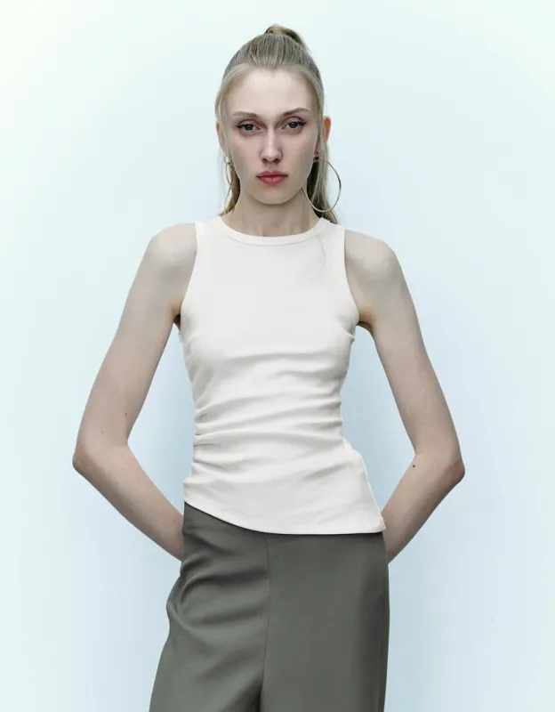 Crew Neck Tank Top sold by Urban Revivo