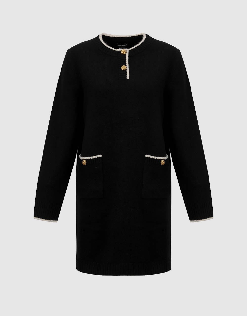 Crew Neck Knitted Dress sold by Urban Revivo product image thumbnail 5