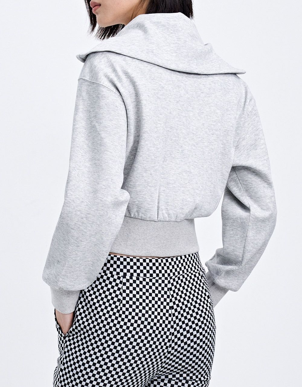 Zip Up Letter Detail Jacket sold by Urban Revivo product image thumbnail 4