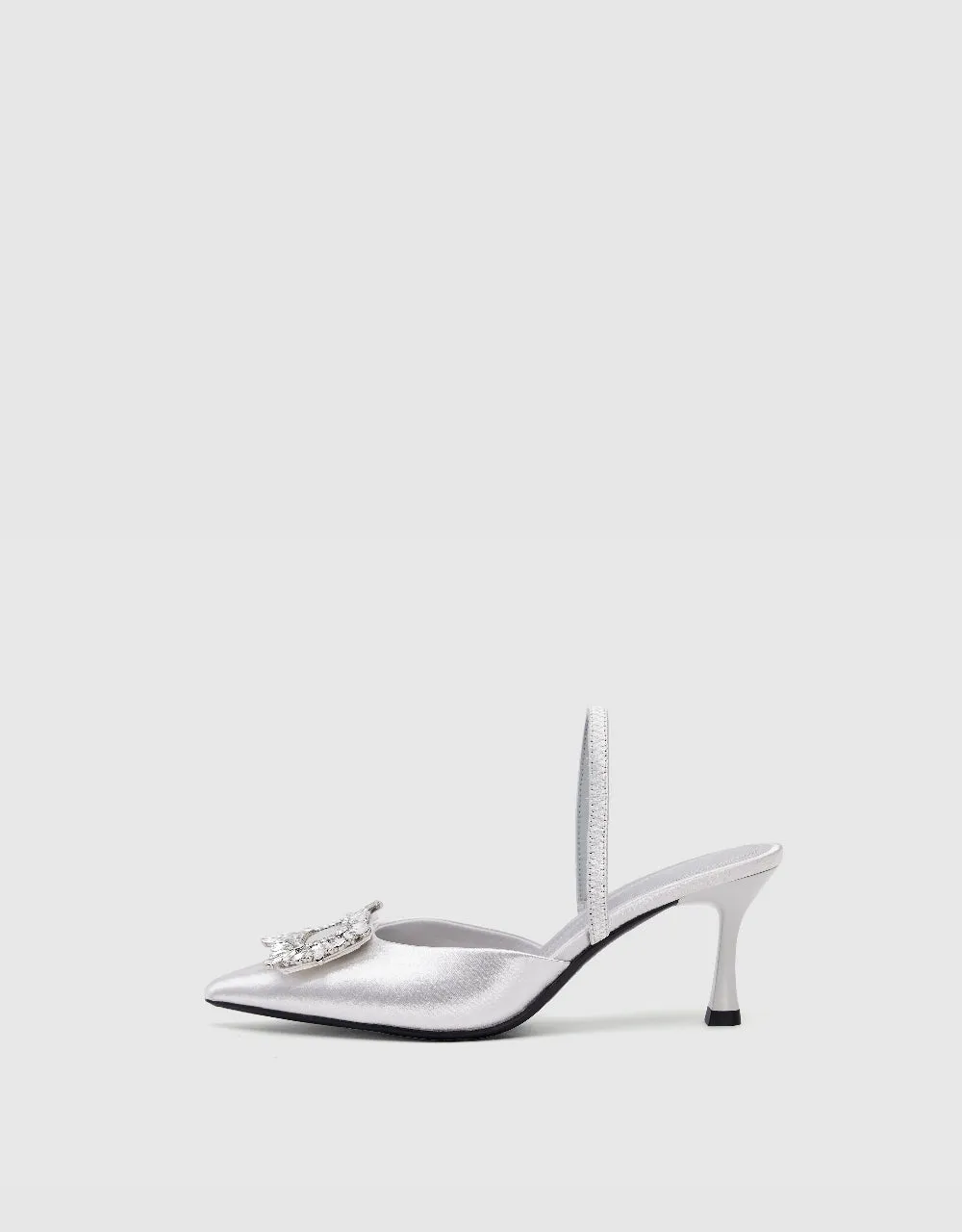 Buckle Décor Pointed Toe Slingbacks sold by Urban Revivo product image thumbnail 2