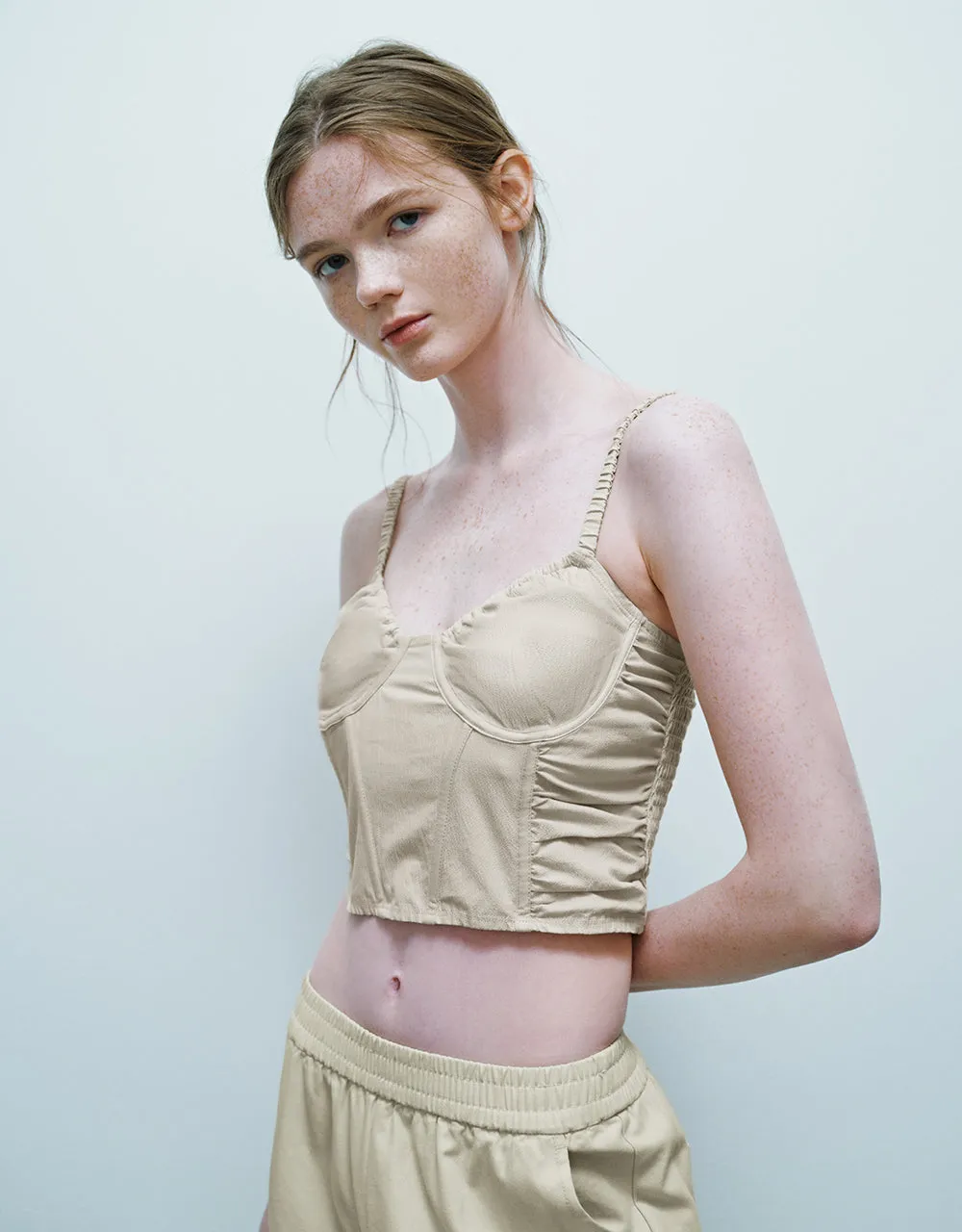 Cropped U Neck Skinny Cami Top sold by Urban Revivo product image thumbnail 3