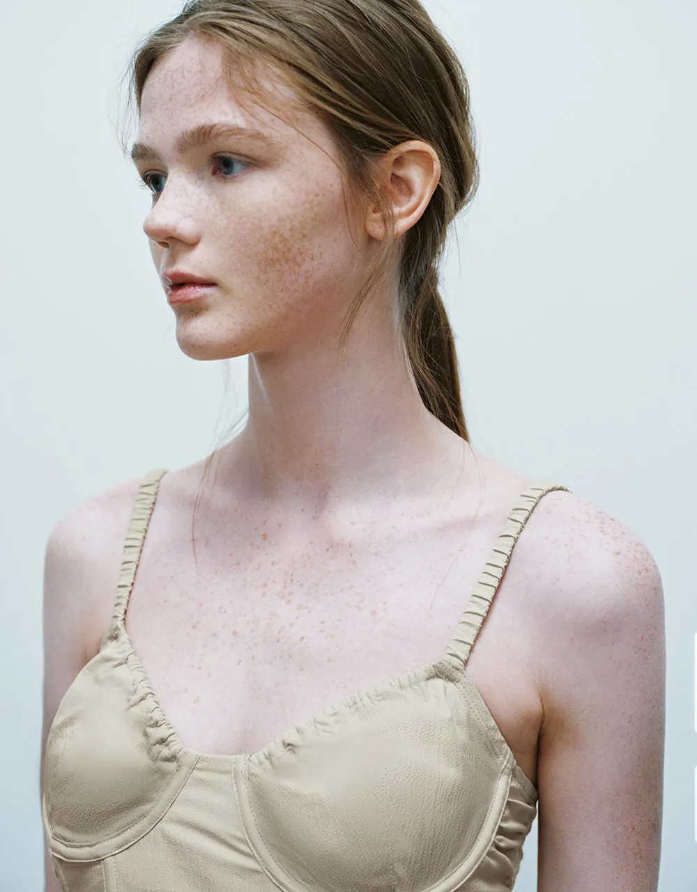 Cropped U Neck Skinny Cami Top sold by Urban Revivo product image thumbnail 4