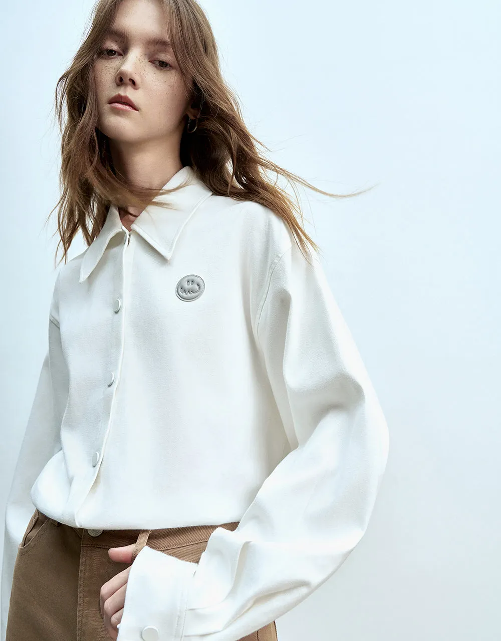 Press Button Straight Shirt sold by Urban Revivo product image thumbnail 3