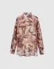 Printed Button Up Straight Shirt sold by Urban Revivo