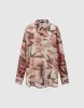 Printed Button Up Straight Shirt sold by Urban Revivo
