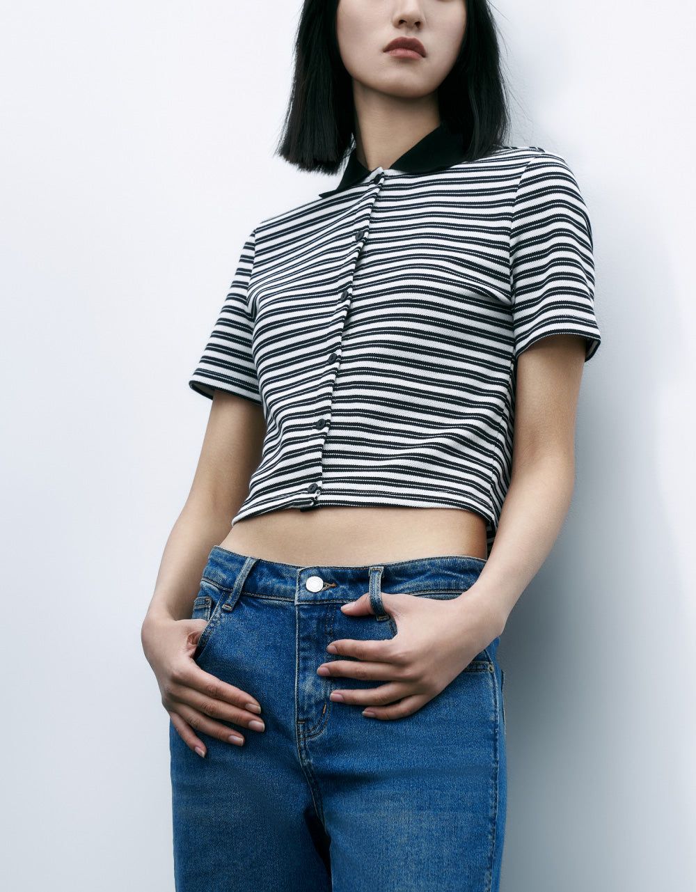 Stripe Polo Shirt sold by Urban Revivo product image thumbnail 2