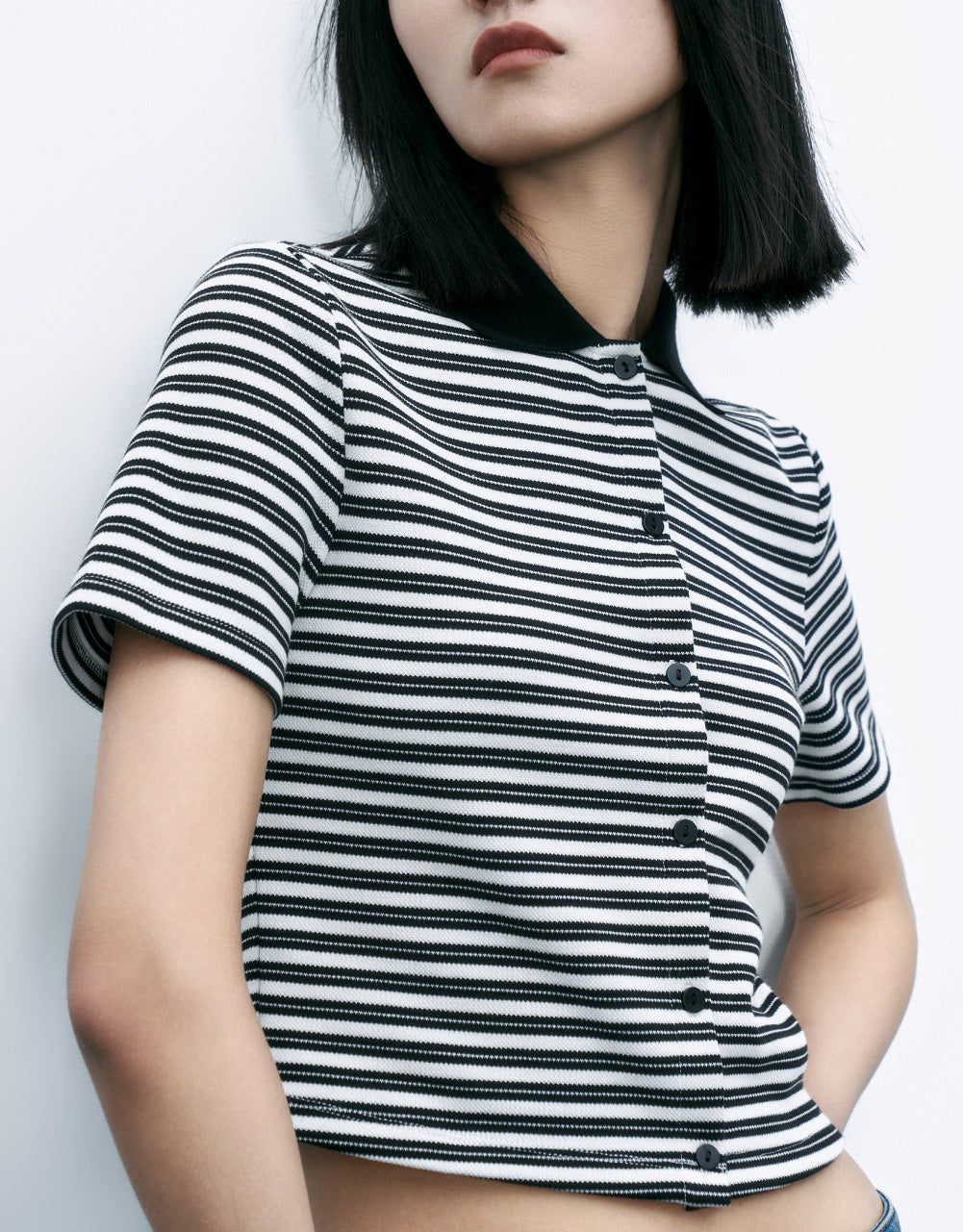 Stripe Polo Shirt sold by Urban Revivo product image thumbnail 5