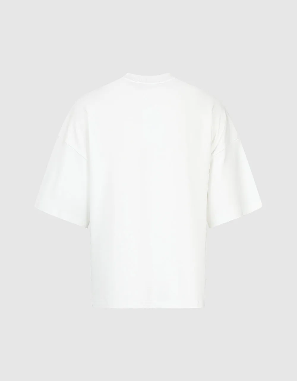 Letter Printed Crew Neck Loose T-Shirt sold by Urban Revivo product image thumbnail 5