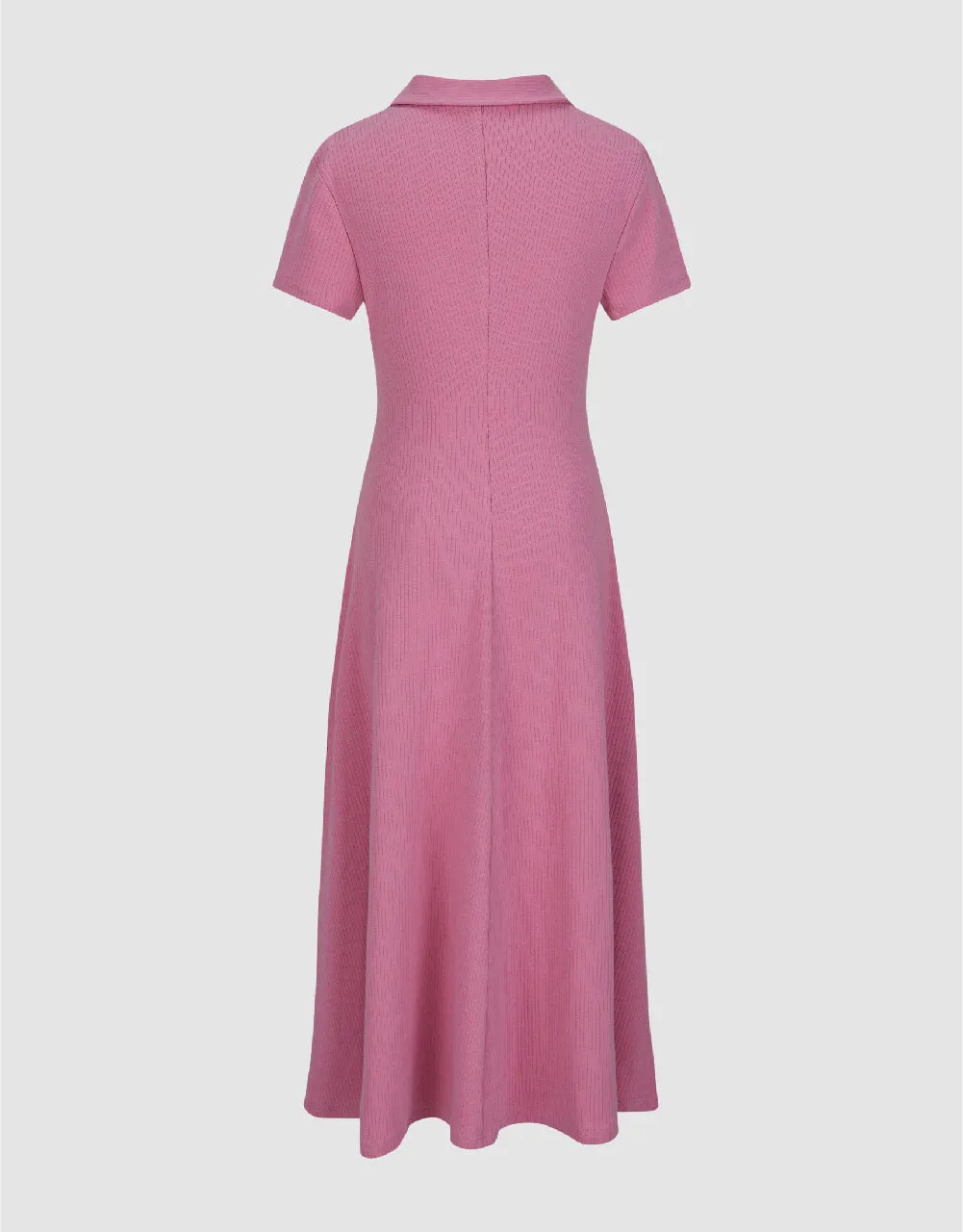 Skinny Knitted Polo A-Line Dress sold by Urban Revivo product image thumbnail 5