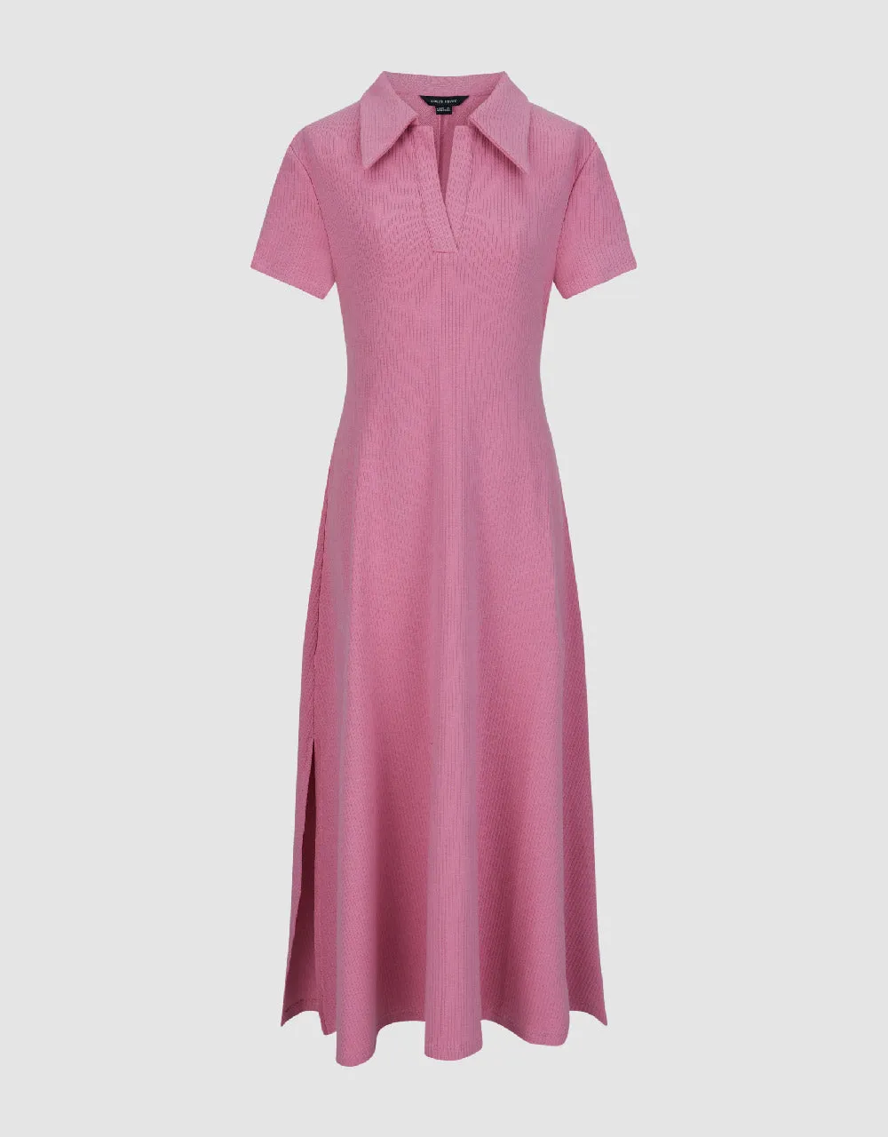 Skinny Knitted Polo A-Line Dress sold by Urban Revivo product image thumbnail 2