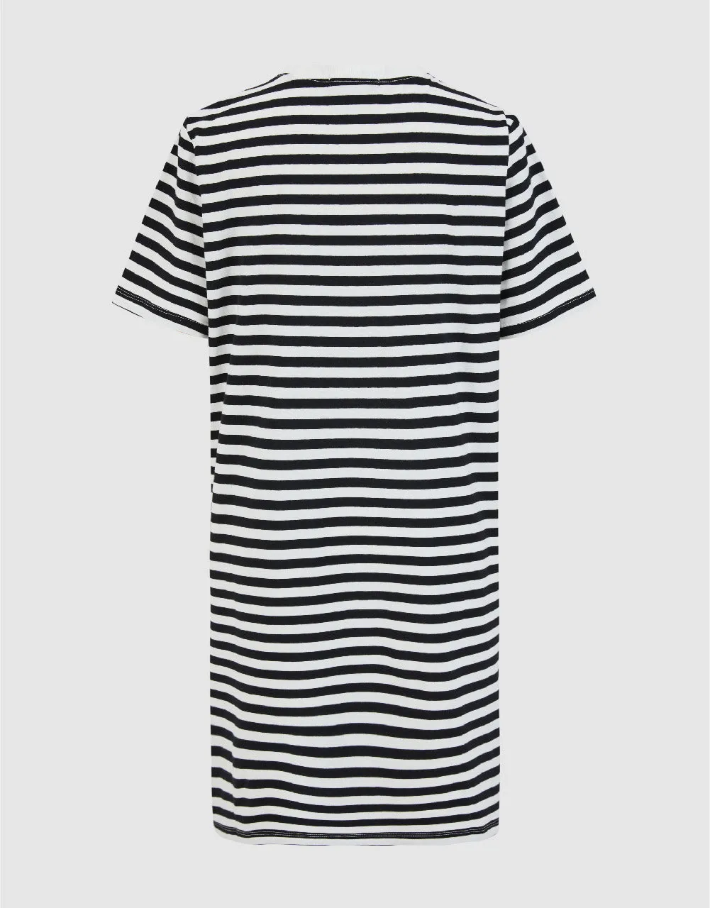 Striped Crew Neck Straight Dress sold by Urban Revivo product image thumbnail 5