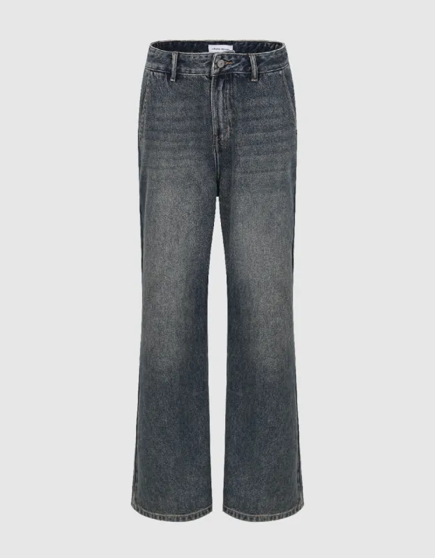 Wide-Leg Jeans sold by Urban Revivo