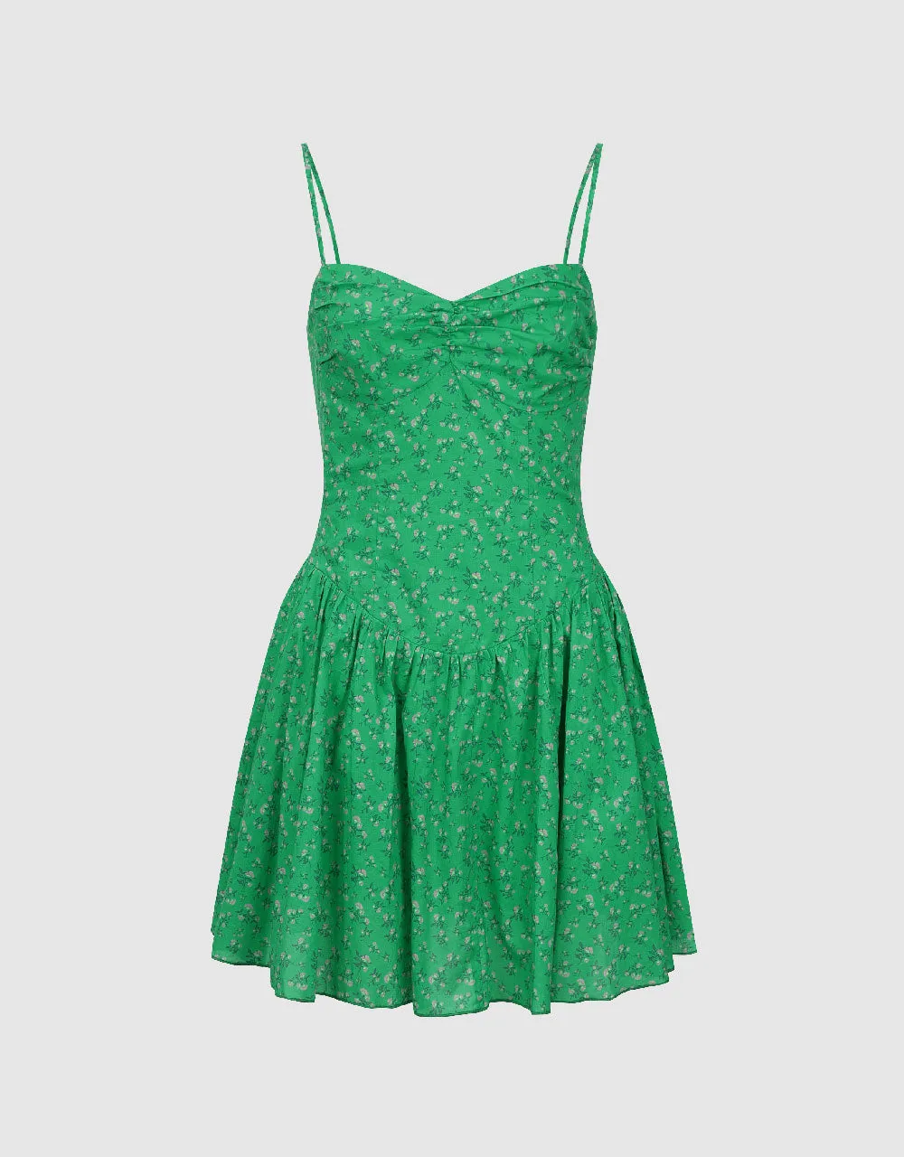 Printed V-Neck A-Line Cami Dress sold by Urban Revivo product image thumbnail 2