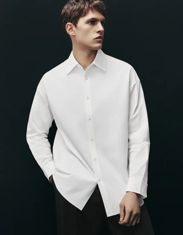 Button Up Loose Shirt sold by Urban Revivo
