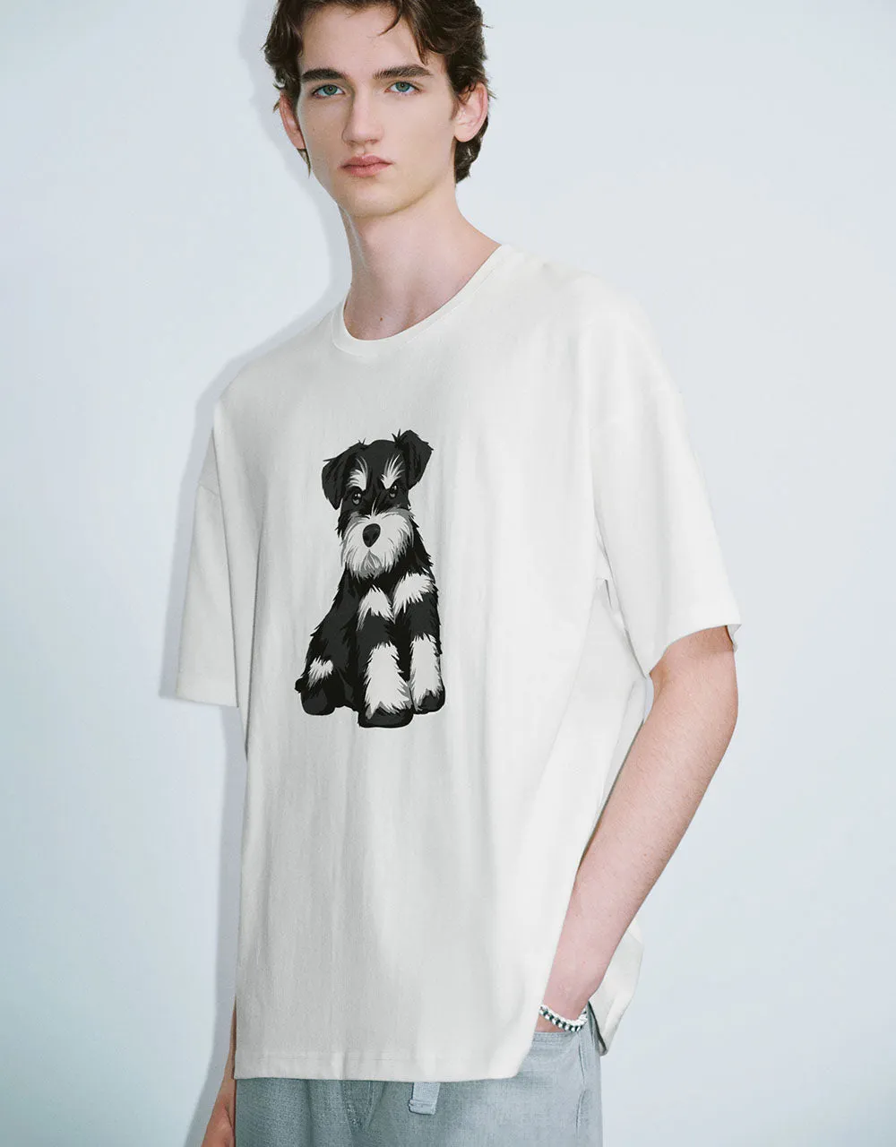 Printed Crew Neck T-Shirt sold by Urban Revivo product image thumbnail 2