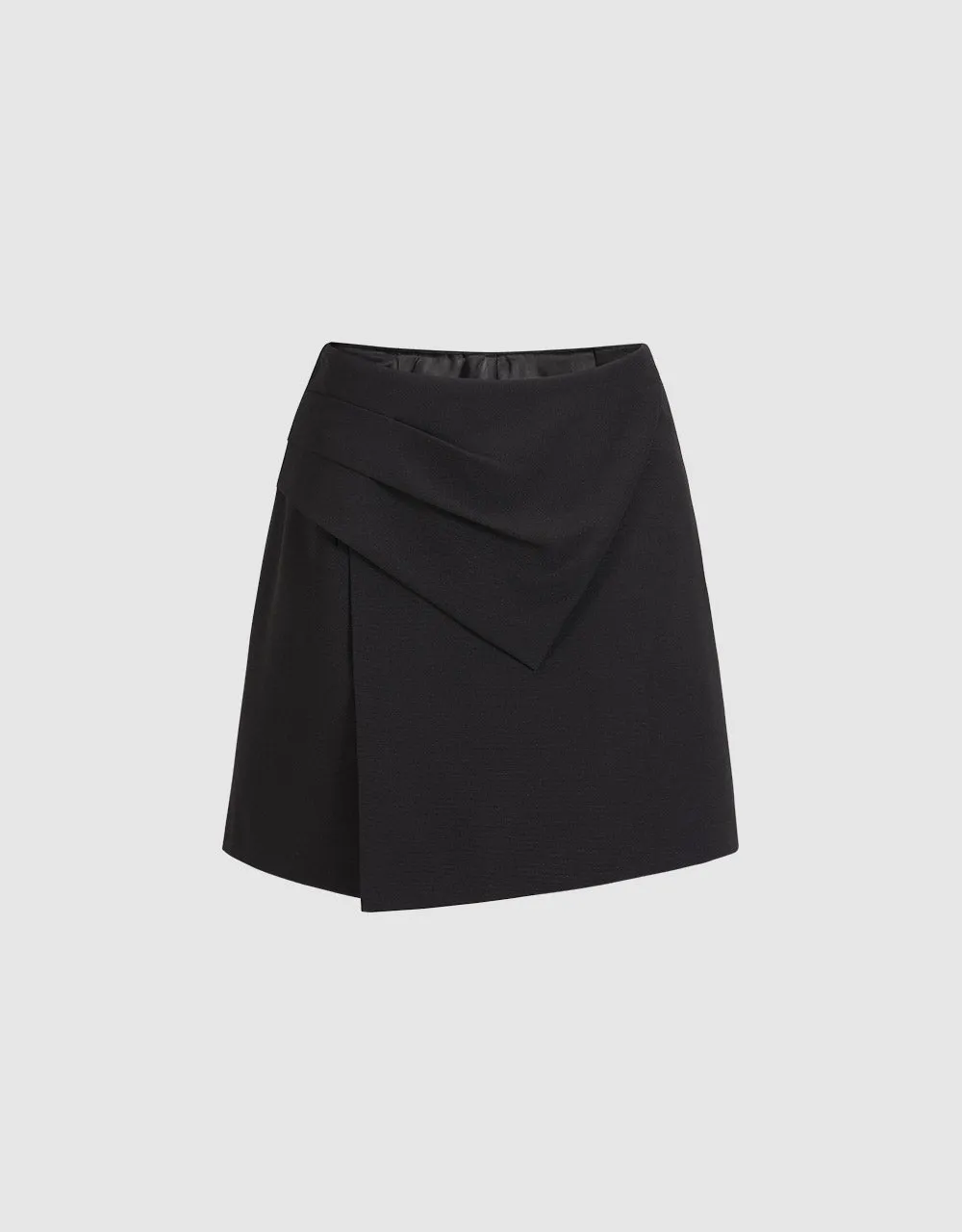 Ruched Front Plain Skort sold by Urban Revivo