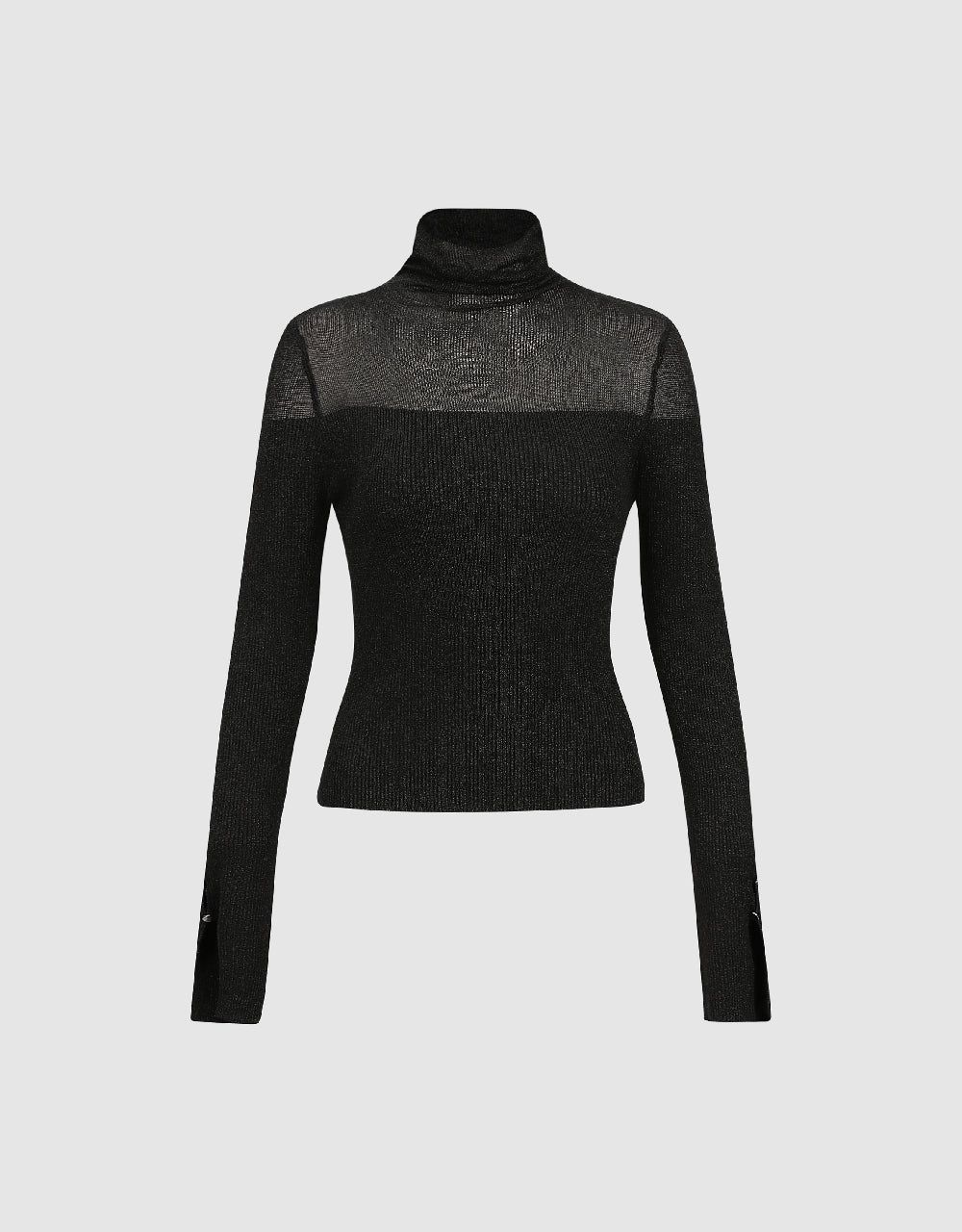 Turtle Neck Knitted T-Shirt sold by Urban Revivo product image thumbnail 5