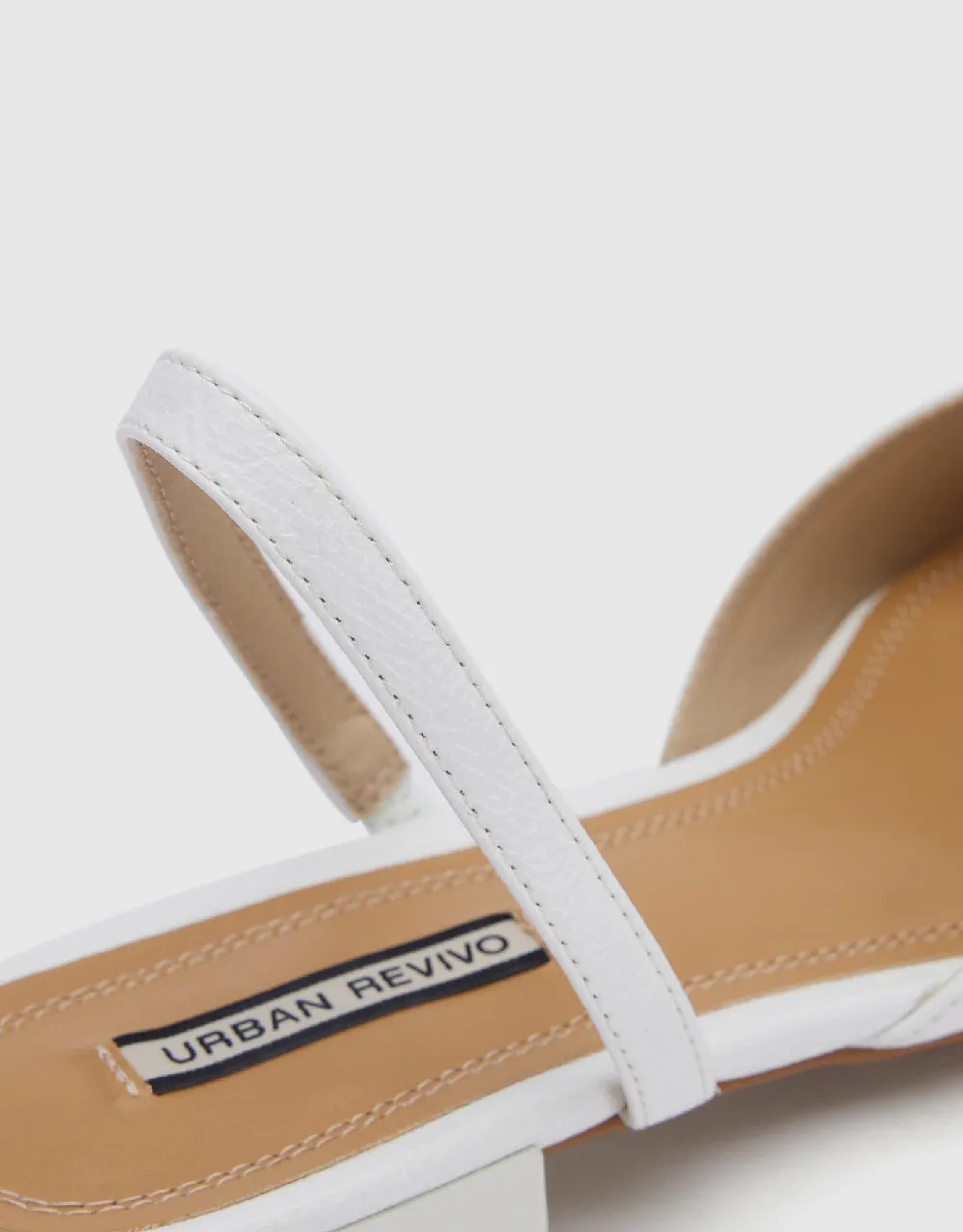 Glitter Square Décor Pointed Toe Slingbacks sold by Urban Revivo product image thumbnail 5