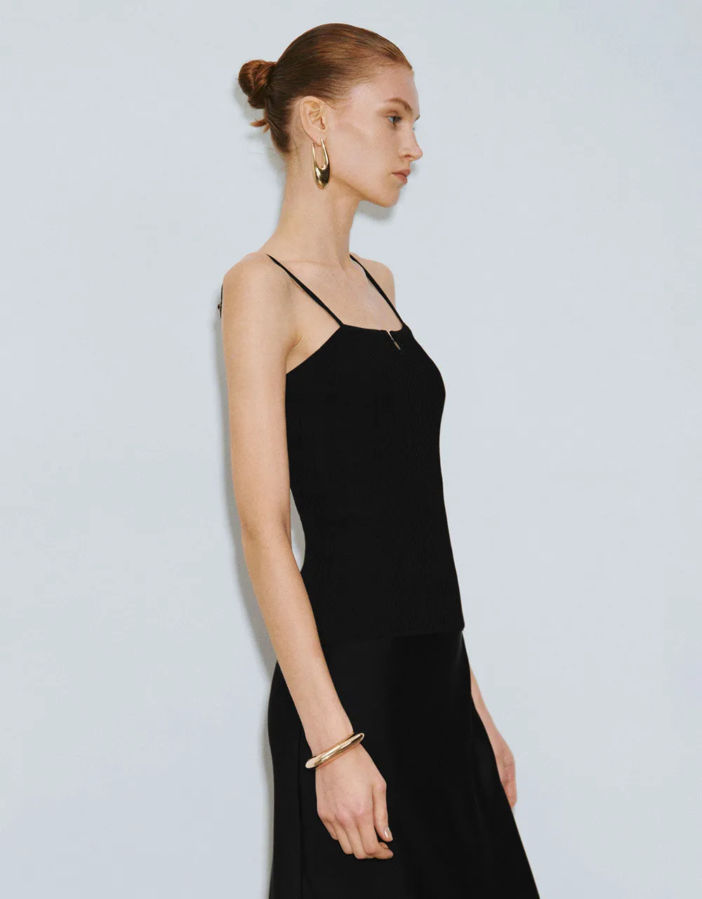 Skinny Knitted Cami Top sold by Urban Revivo product image thumbnail 3