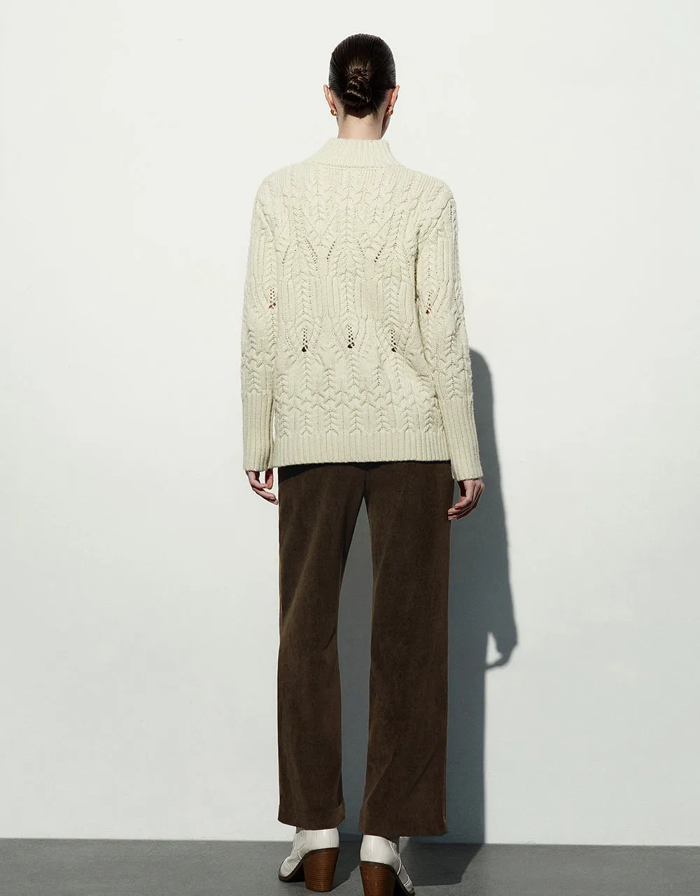 Knitted Straight Pants sold by Urban Revivo product image thumbnail 5