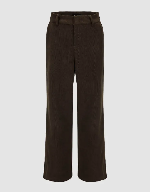 Knitted Straight Pants sold by Urban Revivo