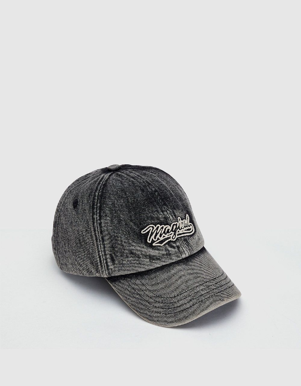 Letter Embroidered Denim Baseball Cap sold by Urban Revivo product image thumbnail 2