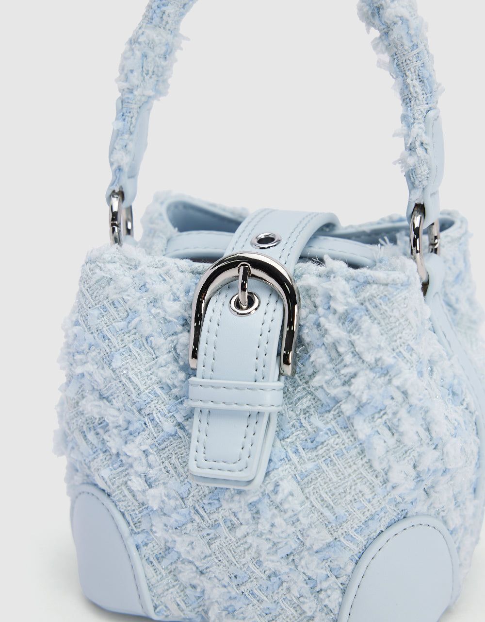 Tweed Shoulder Bag With Buckle sold by Urban Revivo product image thumbnail 5