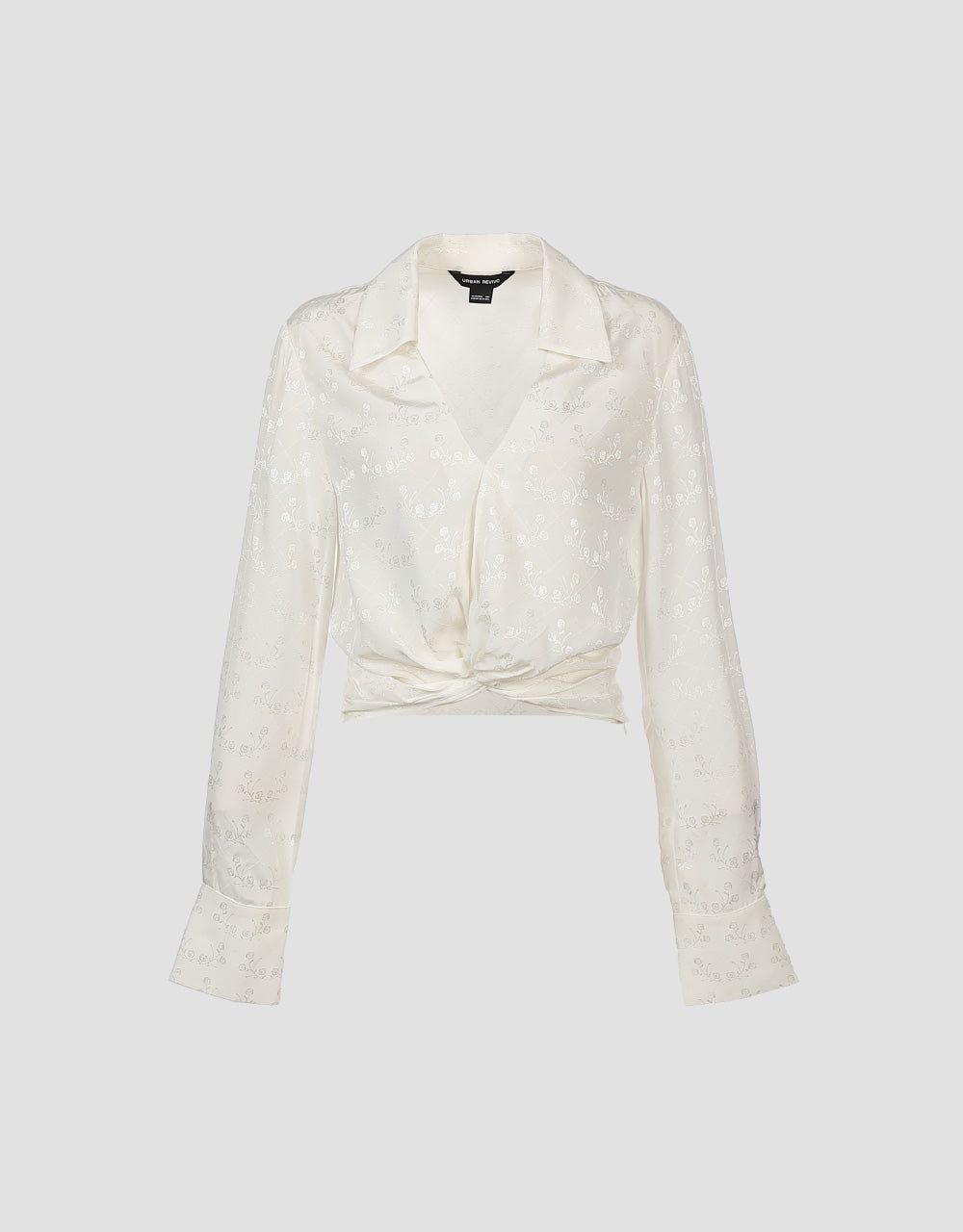 Twist Front Overhead Shirt sold by Urban Revivo product image thumbnail 2
