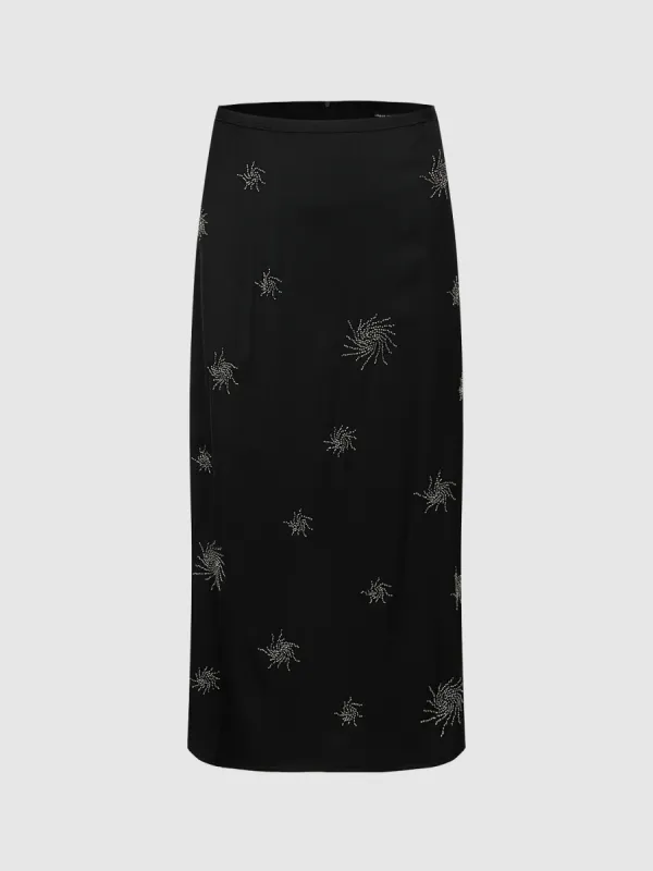 Midi Straight Skirt sold by Urban Revivo