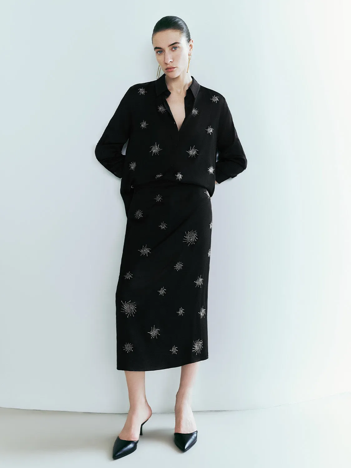 Midi Straight Skirt sold by Urban Revivo product image thumbnail 5