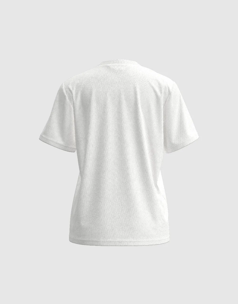 Printed Crew Neck T-Shirt sold by Urban Revivo product image thumbnail 5