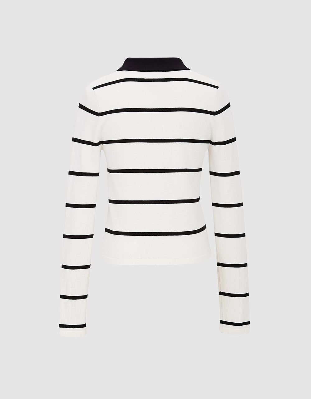 Contrast Trim Striped Button Up Cardigan sold by Urban Revivo product image thumbnail 3