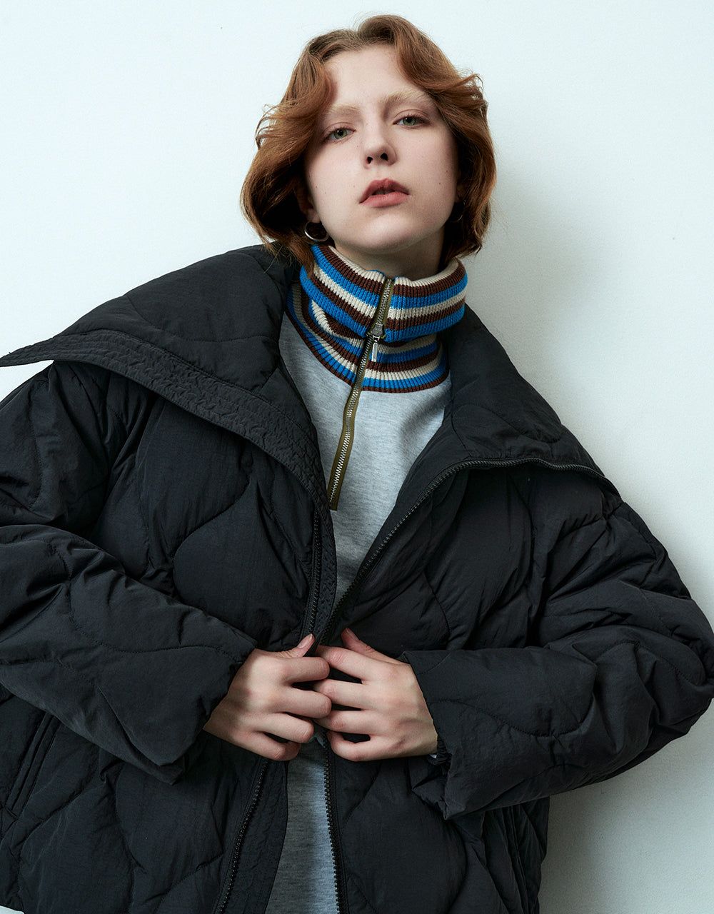 Stand Collar Down Jacket sold by Urban Revivo product image thumbnail 3