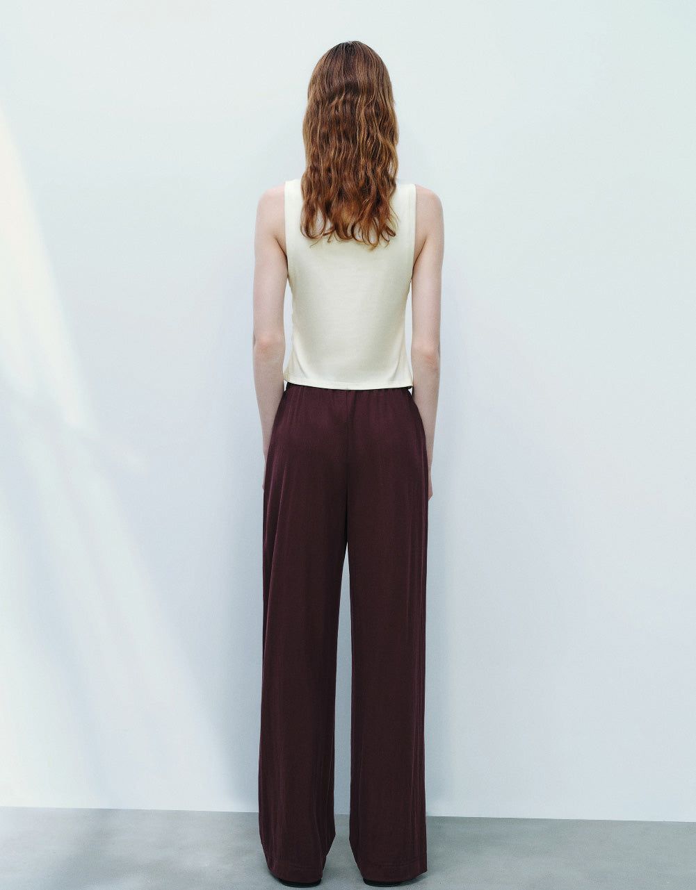 Elastic Waist Straight Pants sold by Urban Revivo product image thumbnail 5